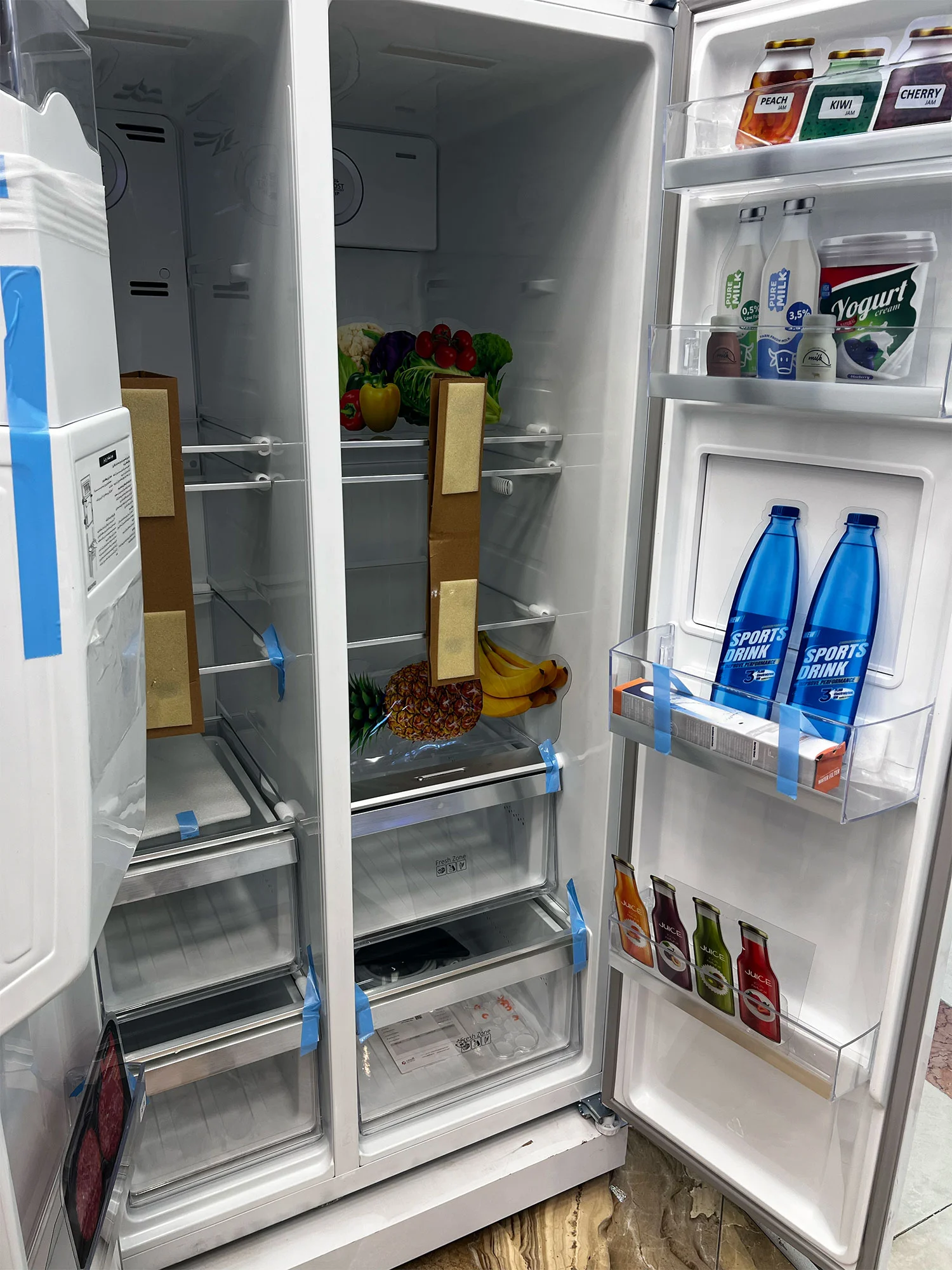 side by side refrigerator g plus 34 feet 1 3 یخچال ساید جیپلاس ۳۴ فوت؛ این ساید خیلی بزرگه! side by side refrigerator g plus 34 feet 1 3 یخچال ساید جیپلاس ۳۴ فوت؛ این ساید خیلی بزرگه!