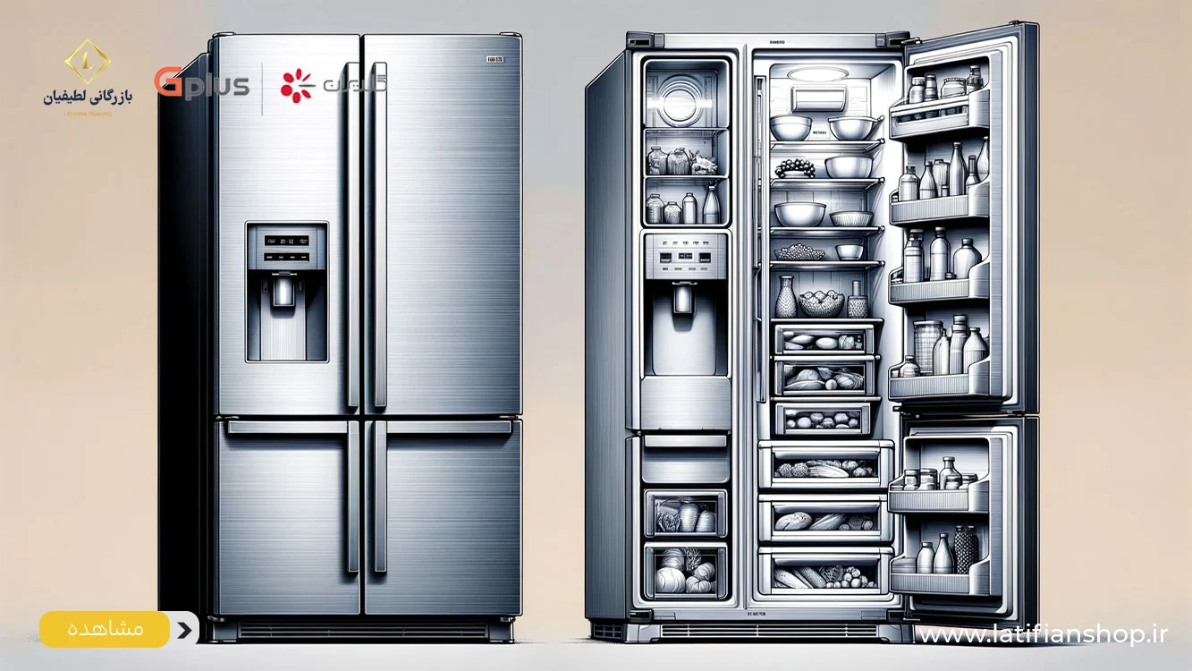 comparison of side by side refrigerators and top freezers 1 1 مقایسه یخچال‌های ساید بای ساید و فریزر بالا: کدام مدل را بخریم؟