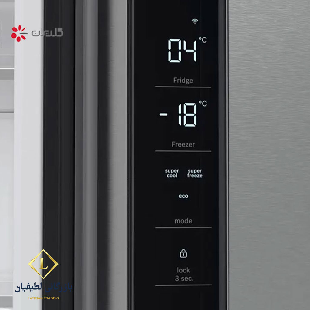 economy feature in the side by side refrigerator 1 3 قابلیت اکونومی Eco در یخچال ساید بای ساید چیست؟ (عملکرد کاهش مصرف زمان سفر)