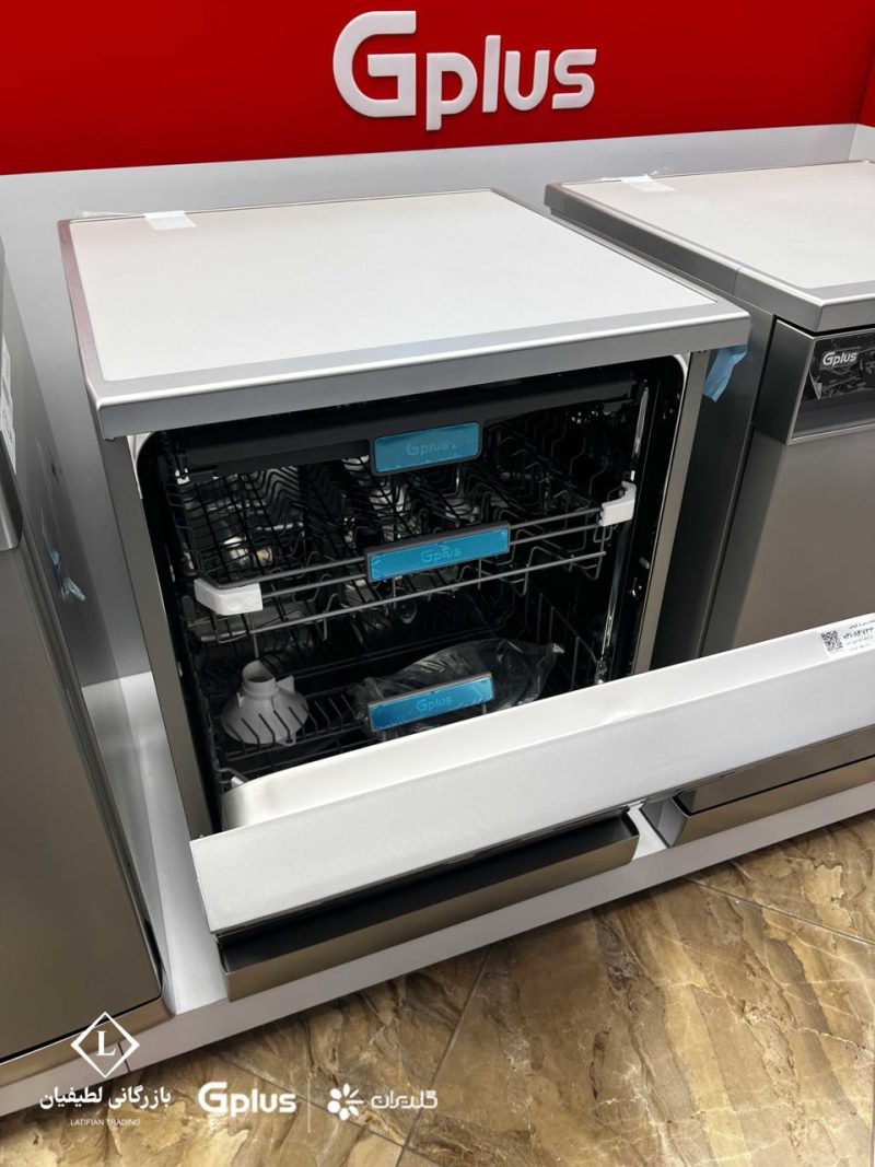 GDW P5683S 3 ماشین ظرفشویی 15نفره جی پلاس مدل GDW-P5683