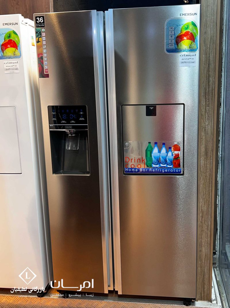 Product image logo latifianshop post emersun SBS32 N 2 ساید بای ساید امرسان مدل ناب استیل (SBS32-N)